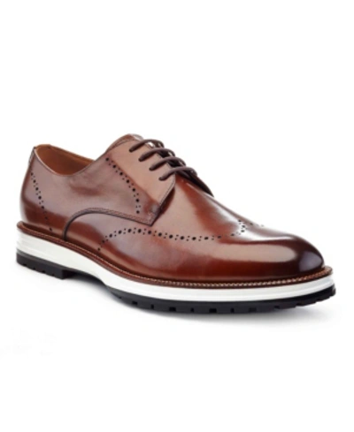 Shop Ike Behar Men's Callum Oxfords Men's Shoes In Tan