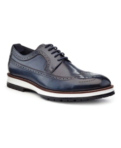 Shop Ike Behar Men's Louis Oxfords Men's Shoes In Navy