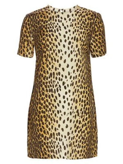 Shop R13 Cheetah Print Shift Dress