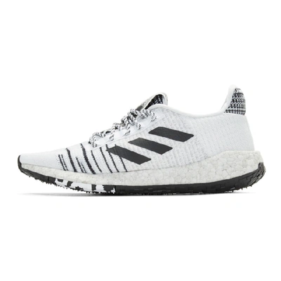 Shop Adidas X Missoni White And Black Pulseboost Hd Sneakers