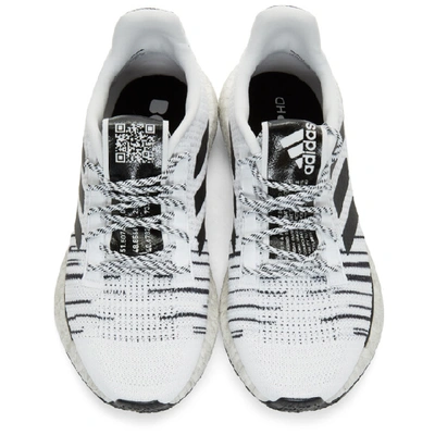 Shop Adidas X Missoni White And Black Pulseboost Hd Sneakers
