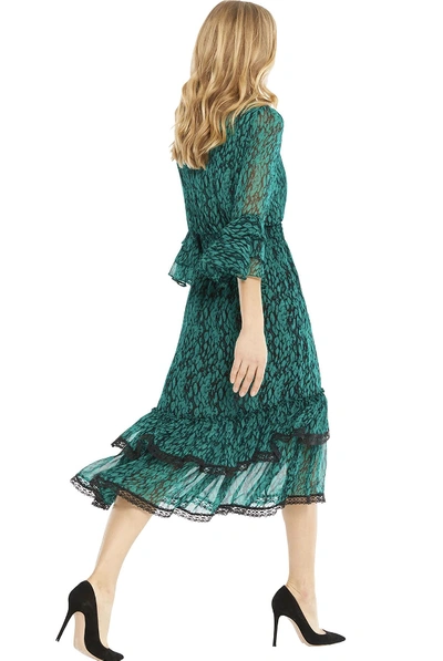 Shop Misa Gordana Dress In Green