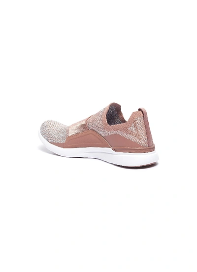 Shop Apl Athletic Propulsion Labs 'techloom Bliss" Knit Sneakers In Pink