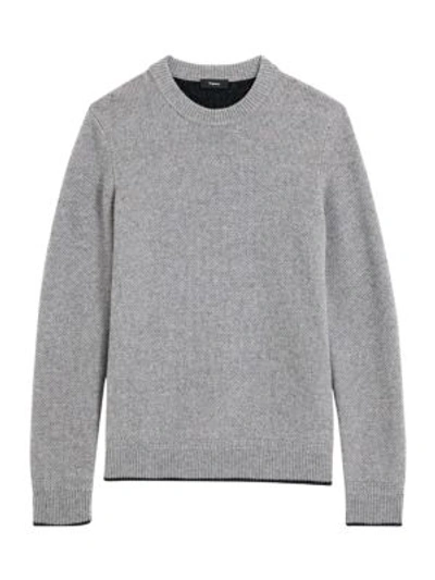 Shop Theory Men's Winlo B. Crimden Wool & Cashmere Sweater In Grey