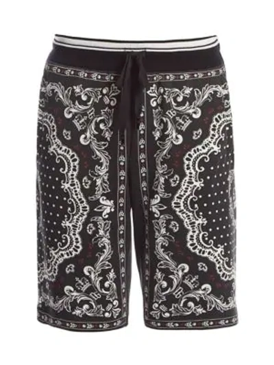 Shop Dolce & Gabbana Bandana-print Shorts