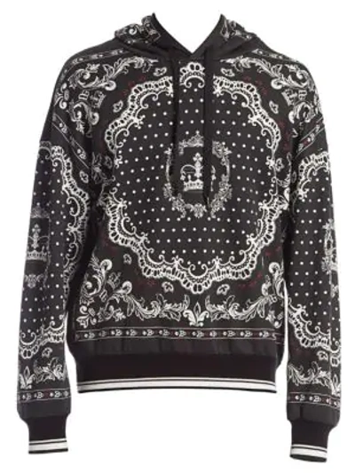 Shop Dolce & Gabbana Bandana-print Hoodie