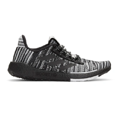 Shop Adidas X Missoni Black And White Pulseboost Hd Sneakers