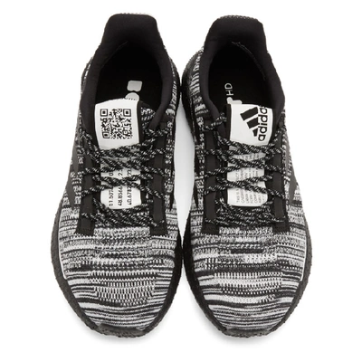 Shop Adidas X Missoni Black And White Pulseboost Hd Sneakers