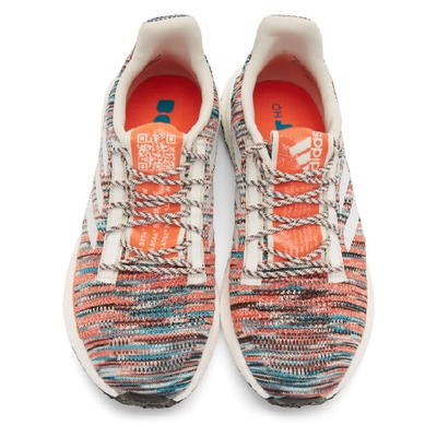 ADIDAS X MISSONI 白色 AND 橙色 PULSEBOOST HD 运动鞋