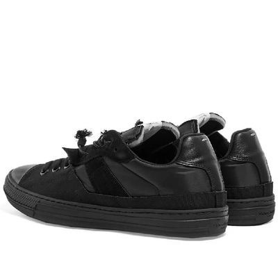 Shop Maison Margiela 22 2-in-1 Low Sneaker In Black