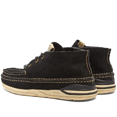 Shop Visvim Voyageur Moc-folk In Black