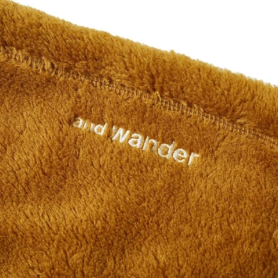 Shop And Wander High Loft Fleece Neck Warmer In Yellow