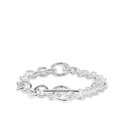 Shop All Blues Double Bracelet In Silver