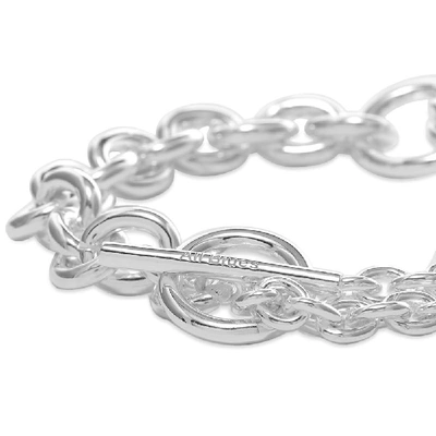 Shop All Blues Double Bracelet In Silver