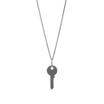 Shop Maison Margiela 11 Key Necklace In Silver