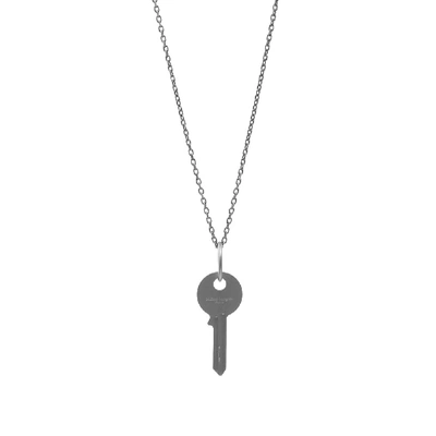 Shop Maison Margiela 11 Key Necklace In Silver