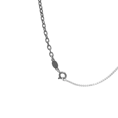 Shop Maison Margiela 11 Key Necklace In Silver