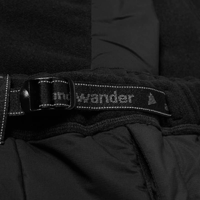 Shop And Wander Top Fleece Pant In Black