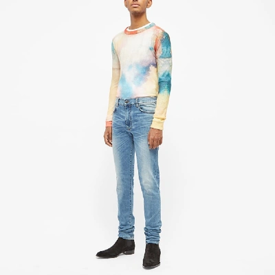 サンローラン 19SS WATER COLOURED MOHAIR KNIT-