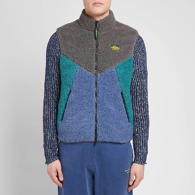 Shop Aimé Leon Dore Polar Fleece Vest In Grey