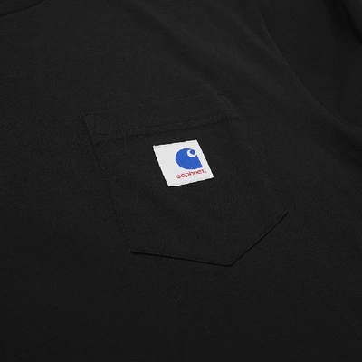 Shop Carhartt Wip X Soph.20 Long Sleeve Pocket Tee In Black