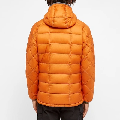 Shop And Wander Diamond Stitch Down Jacket In Orange