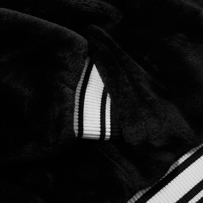 Shop Champion Reverse Weave Women's Fleece Bomber Jacket In Black