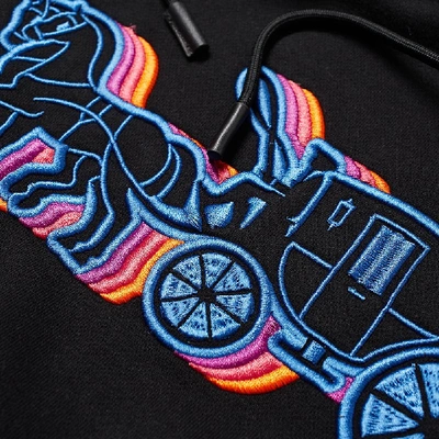 Shop Coach Horse & Carriage Embroidered Hoody In Black