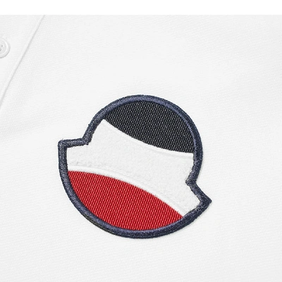 Shop Moncler Tennis Polo In White