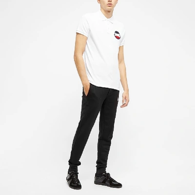 Shop Moncler Tennis Polo In White