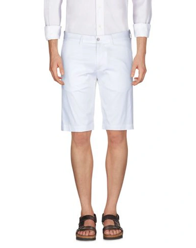 Dolce & Gabbana Man Shorts & Bermuda Shorts White Size 40 Cotton, Elastane In White