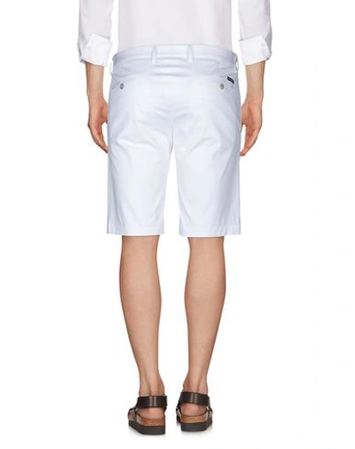 Dolce & Gabbana Man Shorts & Bermuda Shorts White Size 40 Cotton, Elastane In White