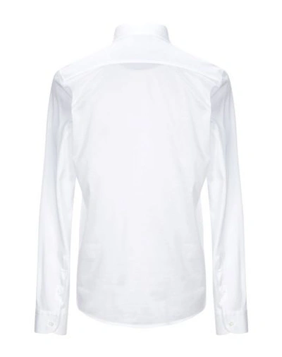 Barba Napoli Solid Color Shirt In White