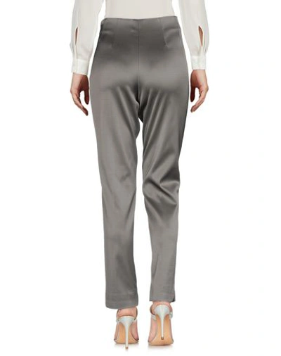 Shop Pt01 Pt Torino Woman Pants Lead Size 6 Acetate, Polyamide, Elastane In Grey
