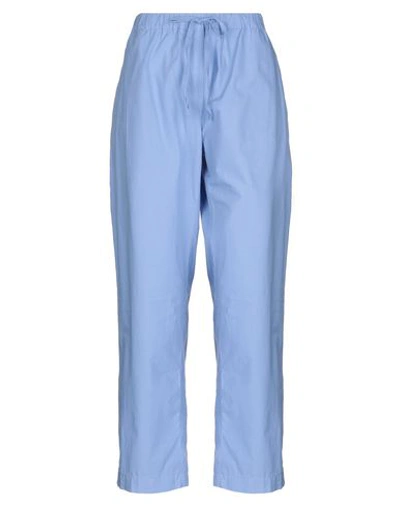 Shop Erika Cavallini Casual Pants In Pastel Blue