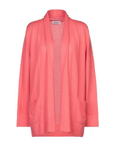 Shop Snobby Sheep Woman Cardigan Coral Size 4 Silk, Cashmere