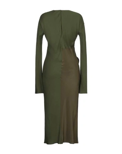 Shop Haider Ackermann Midi Dresses In Green