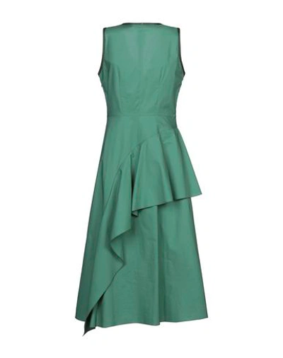 Shop Sportmax Code 3/4 Length Dresses In Green