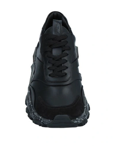 Shop Valentino Garavani Man Sneakers Black Size 7 Soft Leather