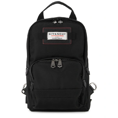 Shop Givenchy Downtown Small Black Nylon Backpack