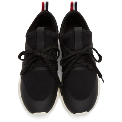 Shop Moncler Black Meline Sneakers In 999 Black