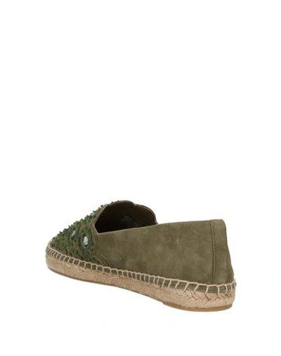 Shop Tory Burch Espadrilles In Military Green