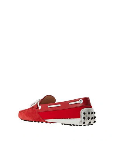 Tod's Loafers In Red