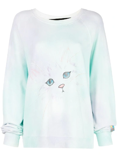 Shop Marc Jacobs The Airbrushed Sweatshirt In Blue