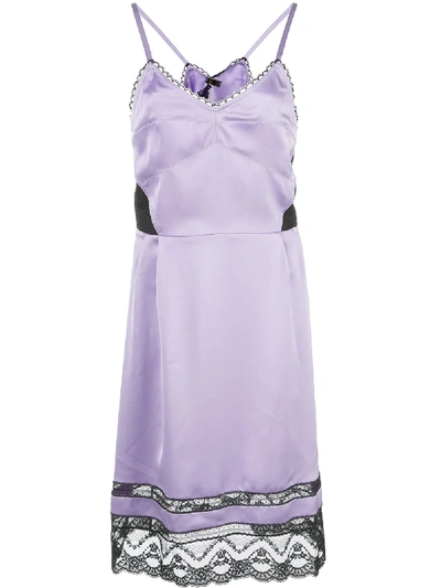 Shop Marc Jacobs The Liz Slip Dress In Purple