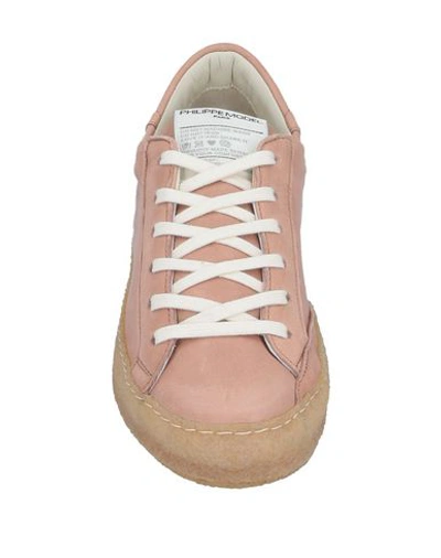 Philippe Model Sneakers In Pastel Pink