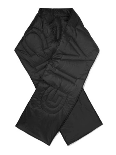 Shop Givenchy Quilted Shell Scarf In Black