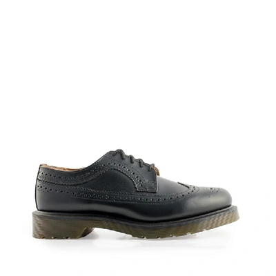 Shop Dr. Martens' 3989 Smooth Brogue Shoes In Grey