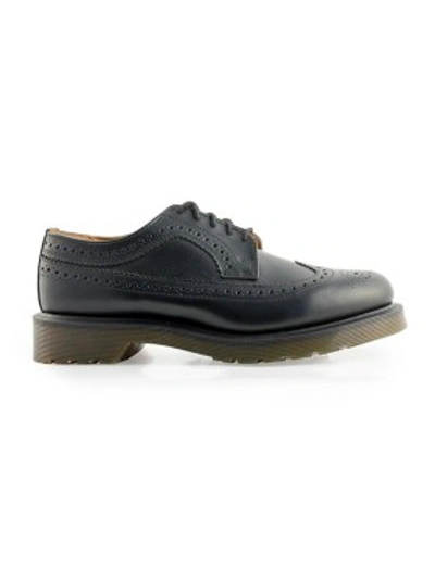 Shop Dr. Martens 3989 Smooth Brogue Shoes In Grey