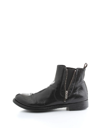 Shop Officine Creative Leather Ankle Boots In Black